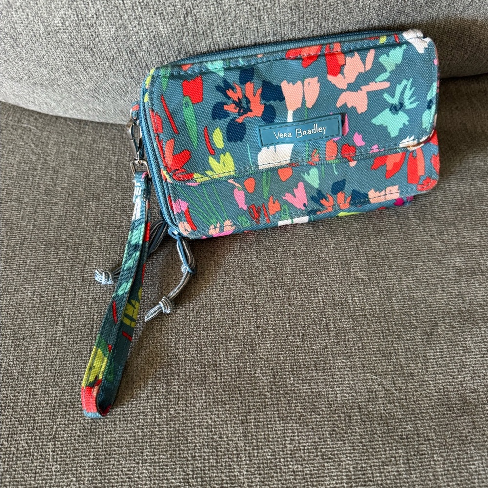 Vera Bradley Colorful Floral Wristlet